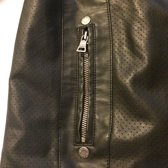 Guess Faux Leather Moto Jacket - Picture 4 of 8
